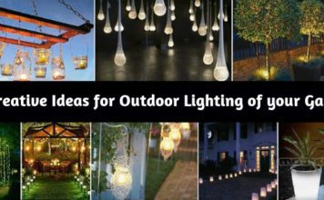 12 Creative Ideas for Outdoor Lighting of your Garden